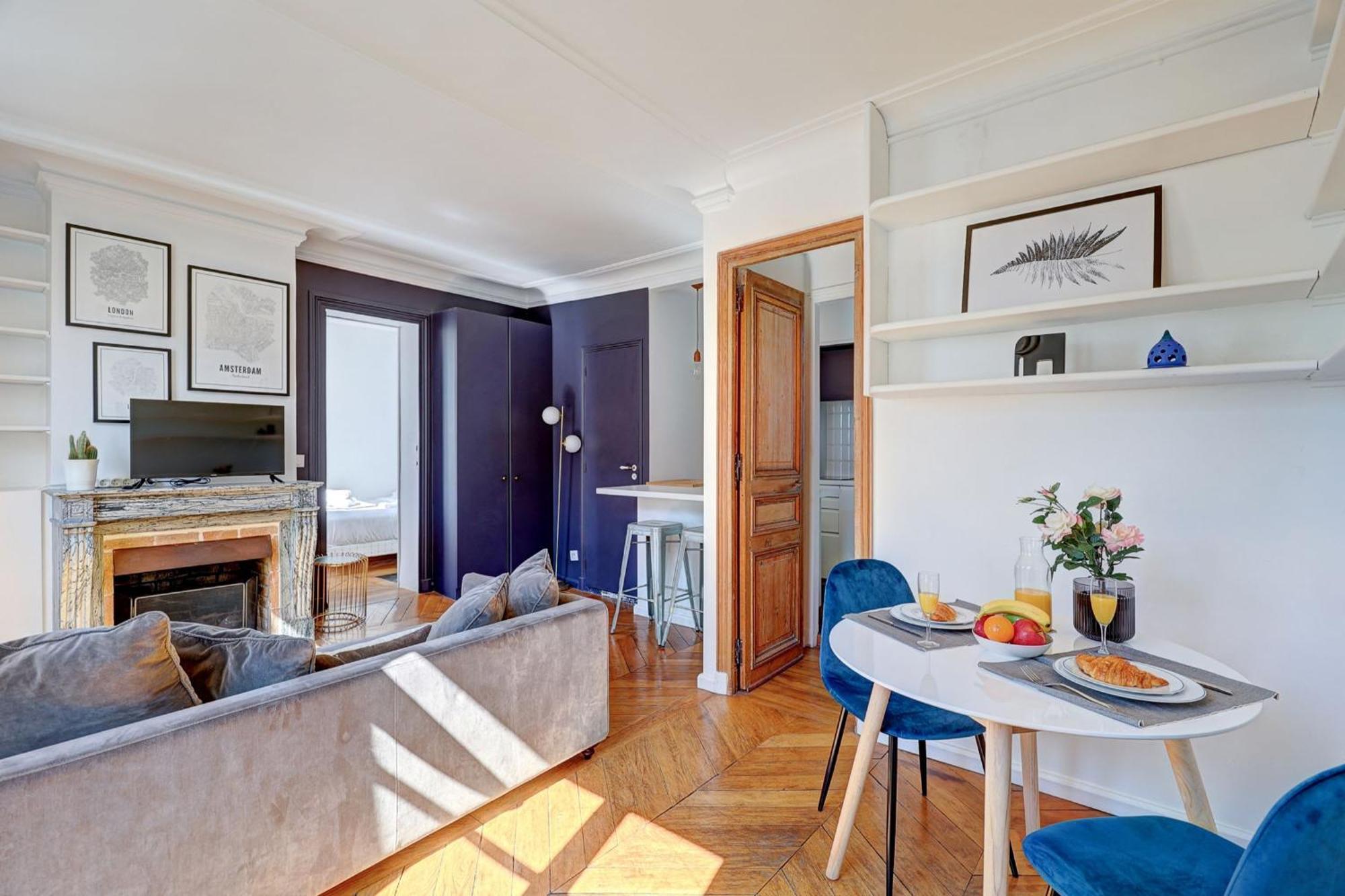 Marais - 1Br Apartment Paris Bagian luar foto