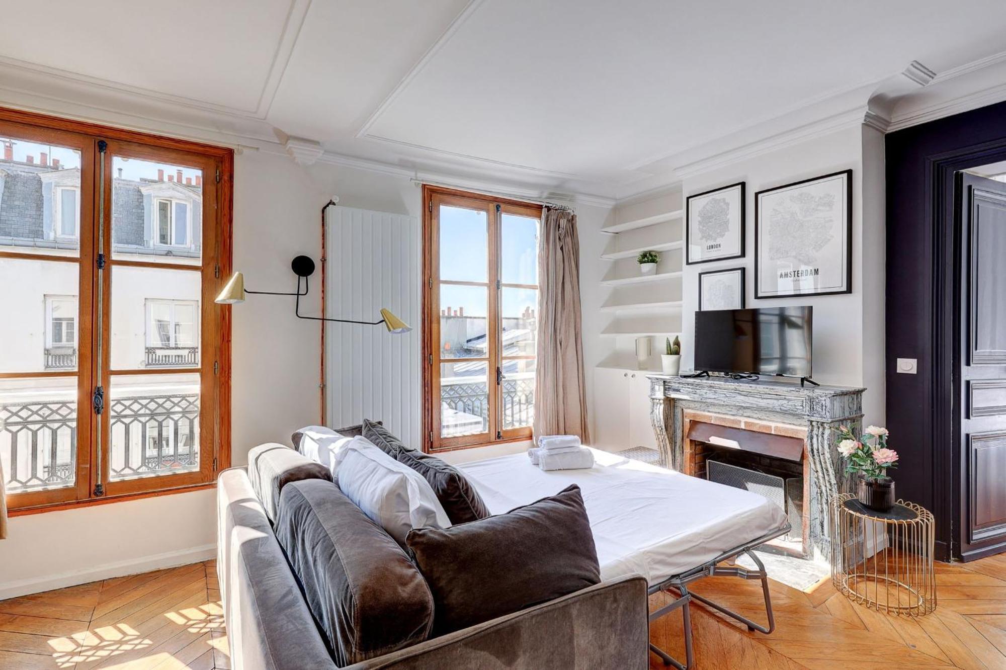 Marais - 1Br Apartment Paris Bagian luar foto